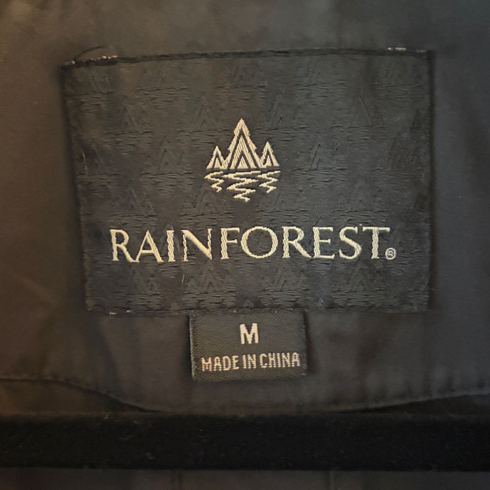RAINFOREST Elegant black rain jacket - image 2